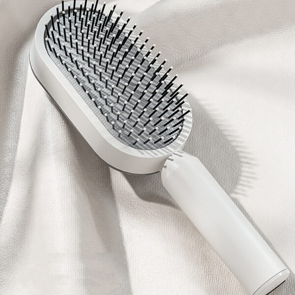 Self-Cleaning Hair Brush – One-Key Anti-Static Scalp Massager for Hair Loss - Image 7