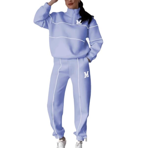Women's 2-Piece Lounge Set – Fashion Hoodless Pullover & Baggy Pocketed Sweatpants - Image 10