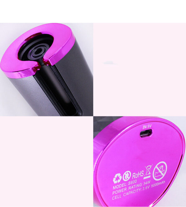 Rechargeable Auto Hair Curler – Ceramic LCD Styler - Image 4