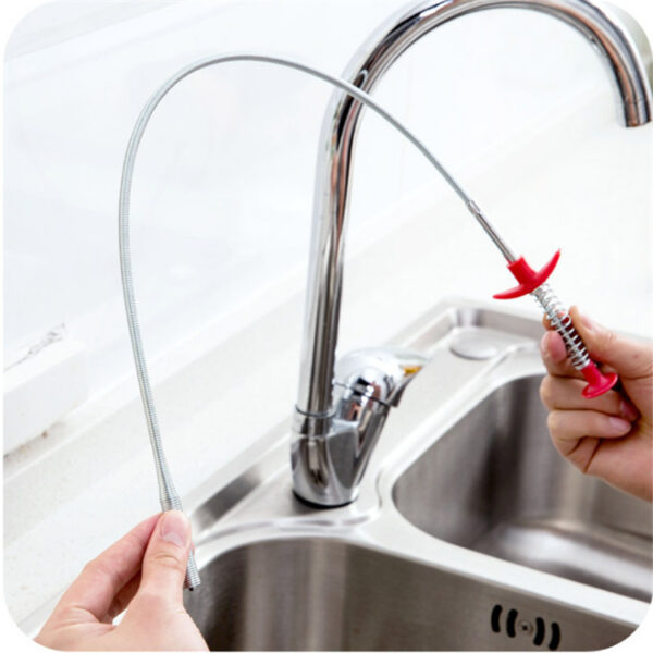 60CM Drain Snake – Pipe Dredger & Hair Clog Remover - Image 8