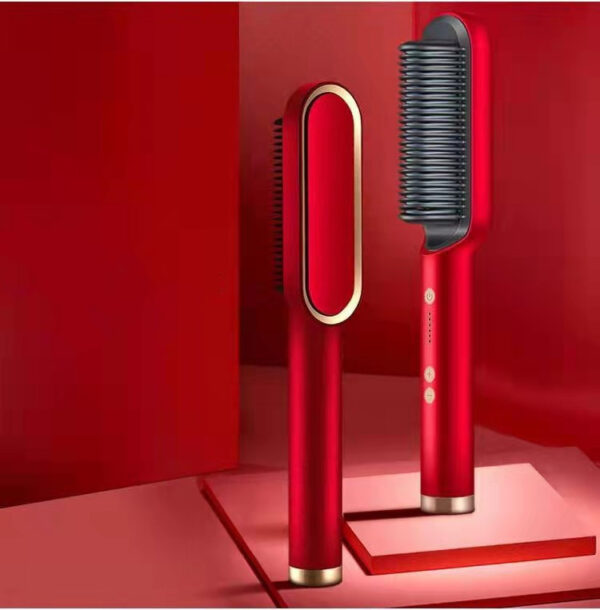 New 2 In 1 Hair Straightener Hot Comb & Electric Hair Brush - Image 8