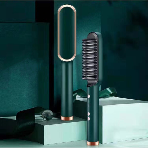 New 2 In 1 Hair Straightener Hot Comb & Electric Hair Brush - Image 10