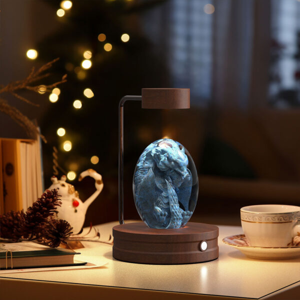 Cosmic Dinosaur Crystal Ball USB Night Lamp – Warm Bedside Light - Image 8