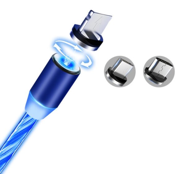 Magnetic LED Data Cable – Apple, iPhone, Android & USB-C - Image 5