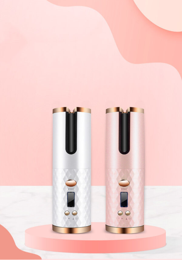 Rechargeable Auto Hair Curler – Ceramic LCD Styler - Image 6