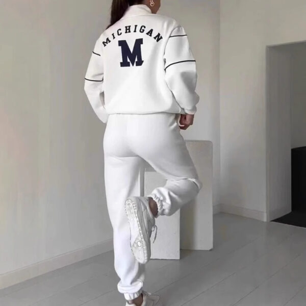 Women's 2-Piece Lounge Set – Fashion Hoodless Pullover & Baggy Pocketed Sweatpants - Image 7
