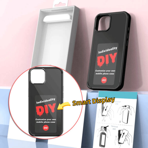 Luxury E-Ink Screen Phone Case – Battery-Free, Unlimited Projection & Personalized Design - Image 3