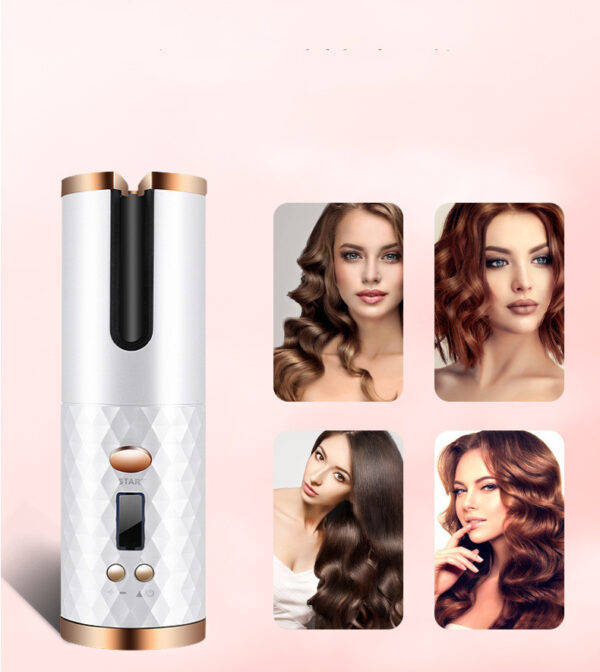 Rechargeable Auto Hair Curler – Ceramic LCD Styler - Image 3