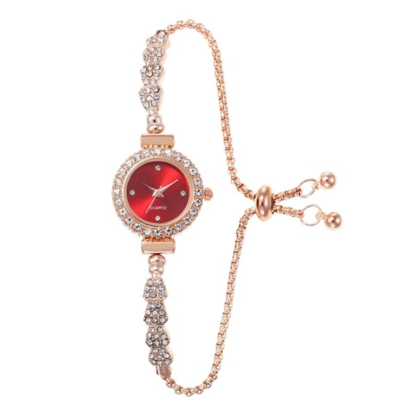 Luxury Gold Women's Watch – Elegant Fine Strap Timepiece - Image 3