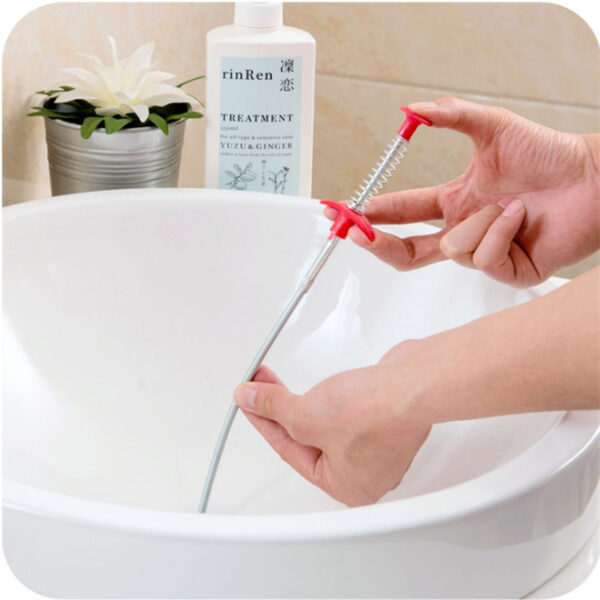 60CM Drain Snake – Pipe Dredger & Hair Clog Remover - Image 3