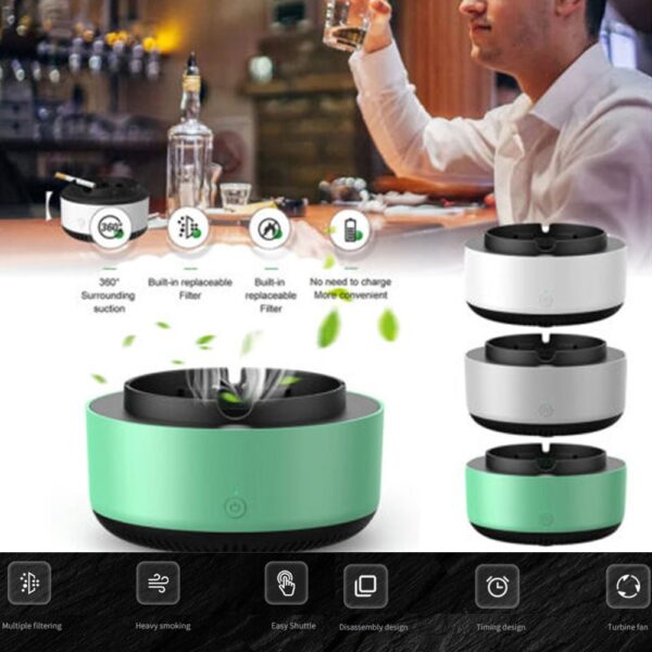 Portable Auto Ashtray – Car Anion Air Purifie - Image 3