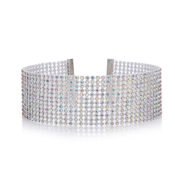 Fashion Women Full Crystal Rhinestone Choker Necklace - Image 8