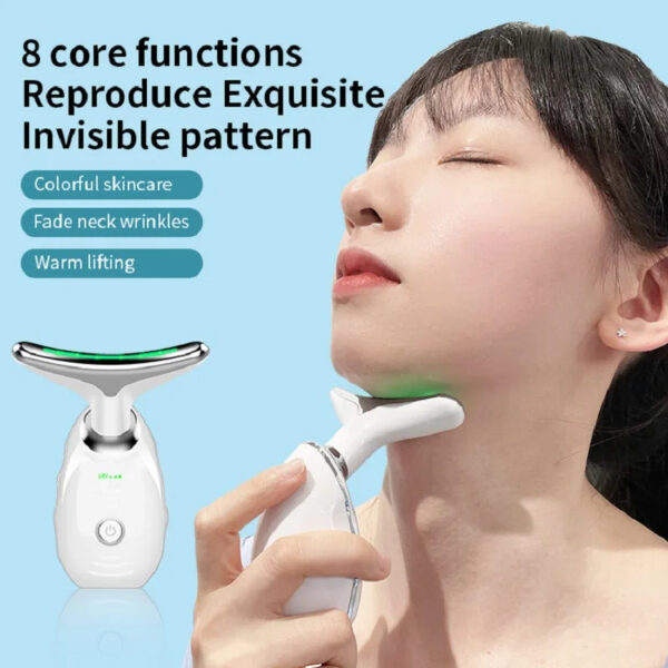 LED Photon Beauty Device – Neck & Face Lifting Massager - Image 4