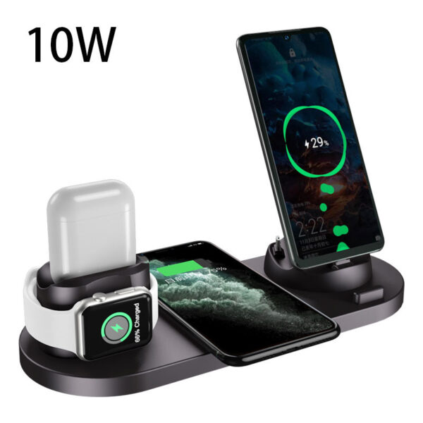 6-in-1 Wireless Charging Dock – Fast Fast-Charge for iPhone, Phone & Watch - Image 7