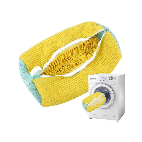 Reusable Zipper Shoe Wash Bag – Machine Laundry Bag for Sneakers - Image 2