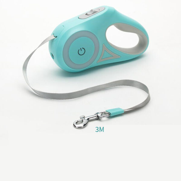 Automatic Retractable Dog Leash & Spotlight Collar – Pet Traction Rope for Small/Medium Dogs - Image 10