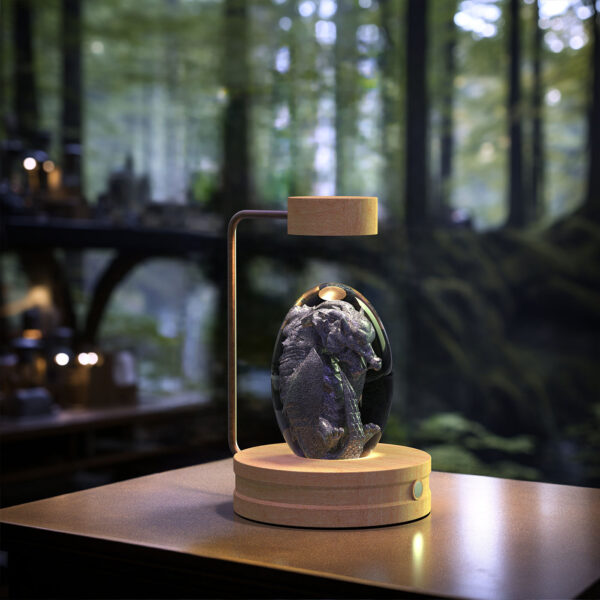 Cosmic Dinosaur Crystal Ball USB Night Lamp – Warm Bedside Light - Image 7