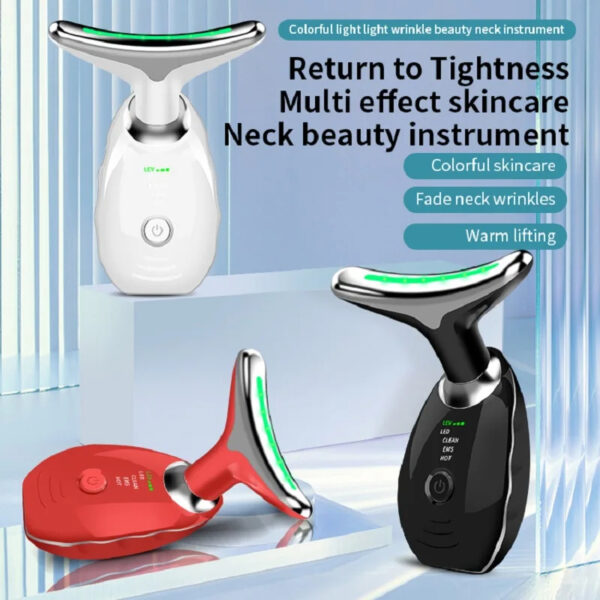LED Photon Beauty Device – Neck & Face Lifting Massager - Image 2