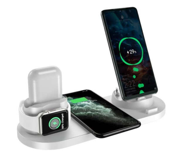 6-in-1 Wireless Charging Dock – Fast Fast-Charge for iPhone, Phone & Watch - Image 9