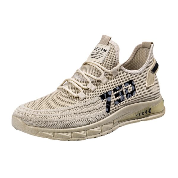 Fashion Casual Flying Woven Men's Sneaker - Image 5