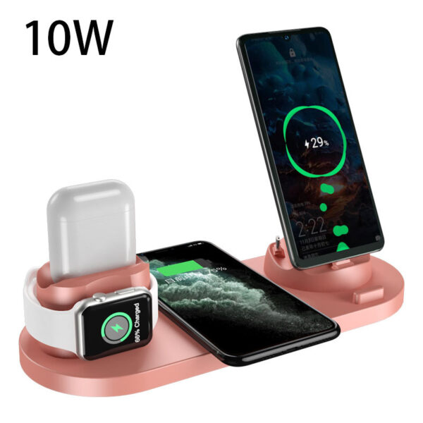 6-in-1 Wireless Charging Dock – Fast Fast-Charge for iPhone, Phone & Watch - Image 5