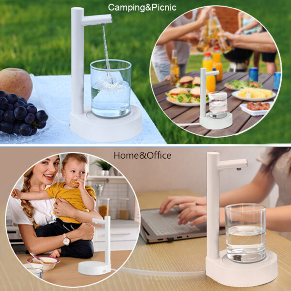 Rechargeable Auto Water Dispenser – Desk & Gallon Unit - Image 4
