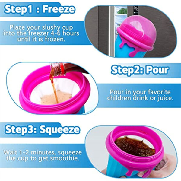 500ml Magic Slushy Cup – Quick Freeze Smoothie Maker - Image 6