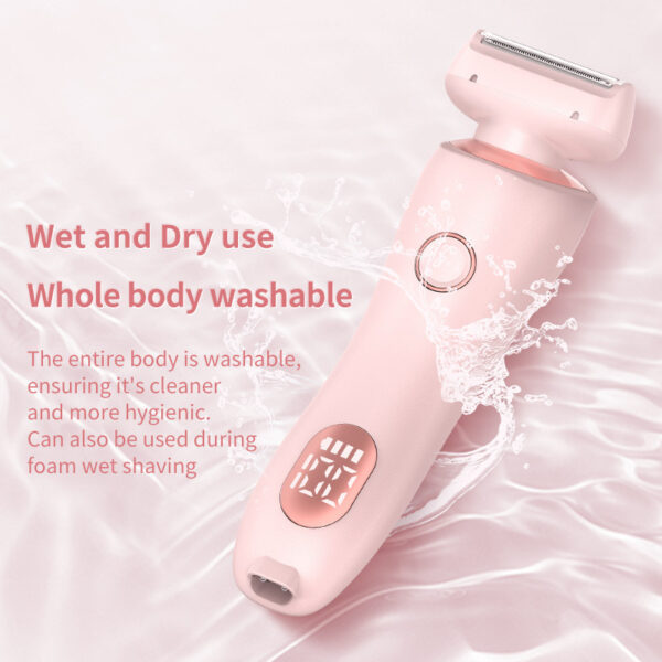 2-in-1 USB Rechargeable Hair Removal Epilator – Women's All-in-One Shaver - Image 4