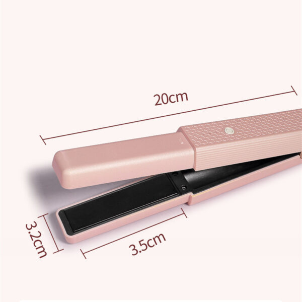Mini Cordless USB Hair Straightener – Ceramic 3-Level Portable Flat Iron - Image 8