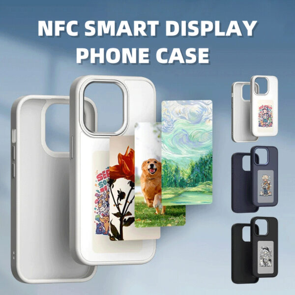 Luxury E-Ink Screen Phone Case – Battery-Free, Unlimited Projection & Personalized Design