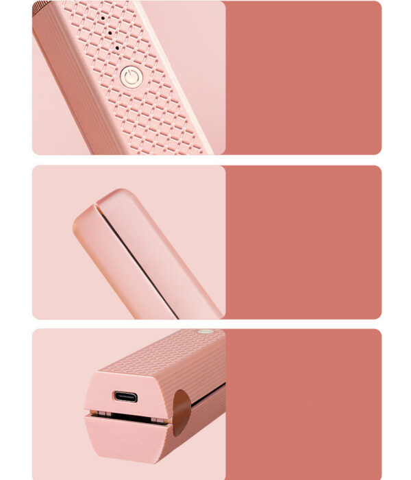 Mini Cordless USB Hair Straightener – Ceramic 3-Level Portable Flat Iron - Image 7