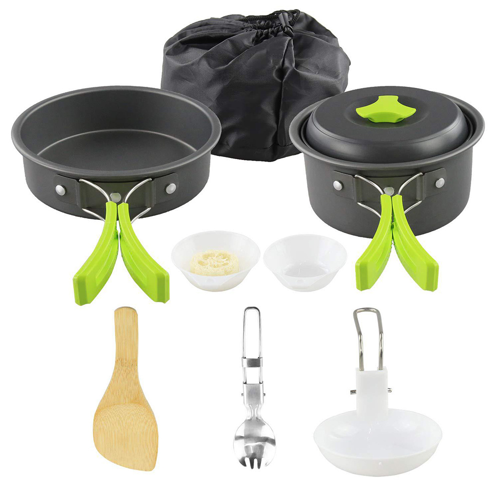 Camping Cookware Kit – Aluminum Outdoor Cooking Set for Hiking & BBQ - Image 7