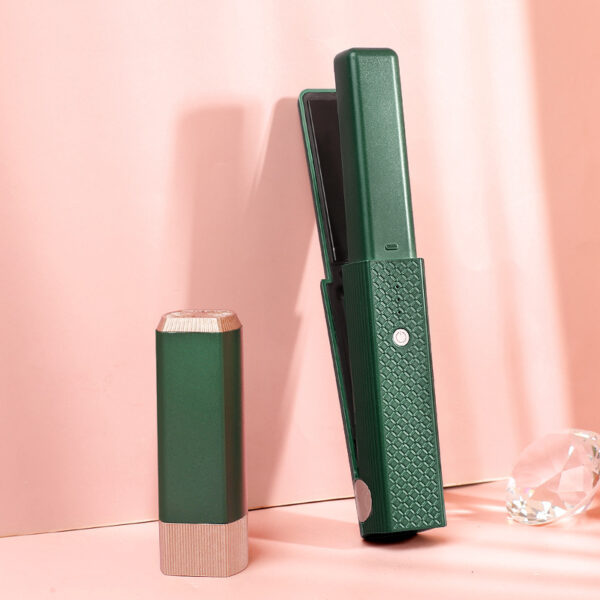 Mini Cordless USB Hair Straightener – Ceramic 3-Level Portable Flat Iron - Image 2