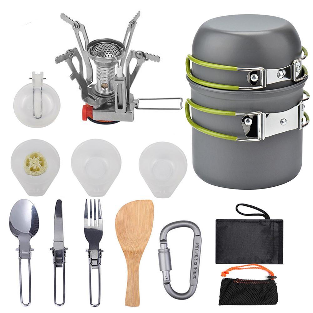 Camping Cookware Kit – Aluminum Outdoor Cooking Set for Hiking & BBQ - Image 6