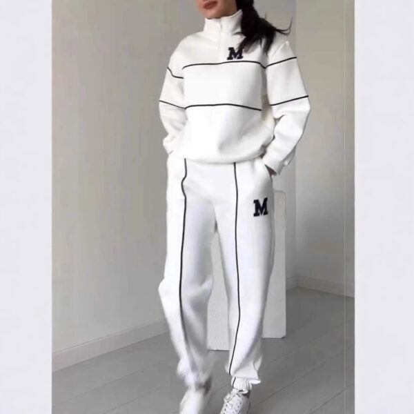 Women's 2-Piece Lounge Set – Fashion Hoodless Pullover & Baggy Pocketed Sweatpants - Image 8