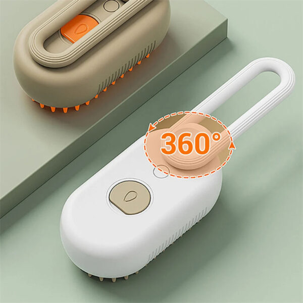 3-in-1 Electric Steam Pet Grooming Brush – Cat & Dog Comb - Image 9