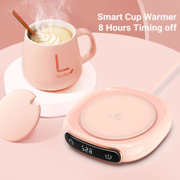 Smart Coffee Mug Warmer – Constant Temperature Heating Coaster & Desktop Pad - Image 3
