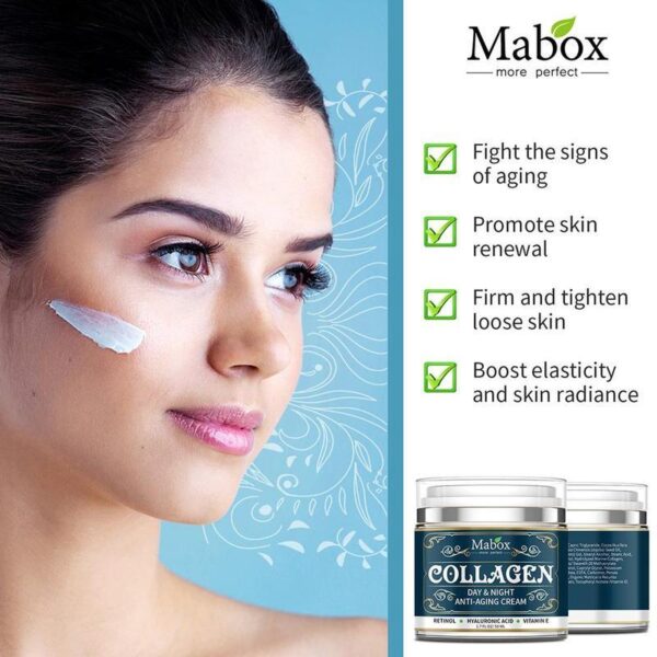 Collagen Moisturizing Facial Cream – Anti-Aging, Wrinkle Remover & Skin Care - Image 3