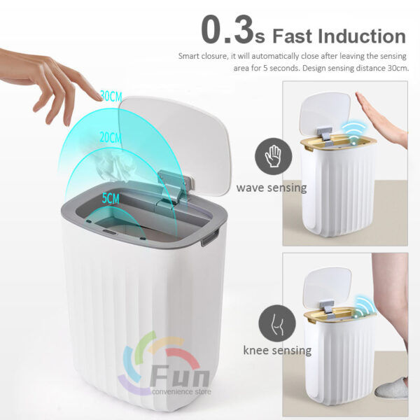 Automatic Smart Trash Bin – Induction Lid for Home & Car - Image 6