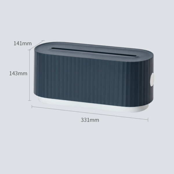 Power Strip Cable Storage Box – Anti-Dust Charger Socket & Wire Organizer - Image 3