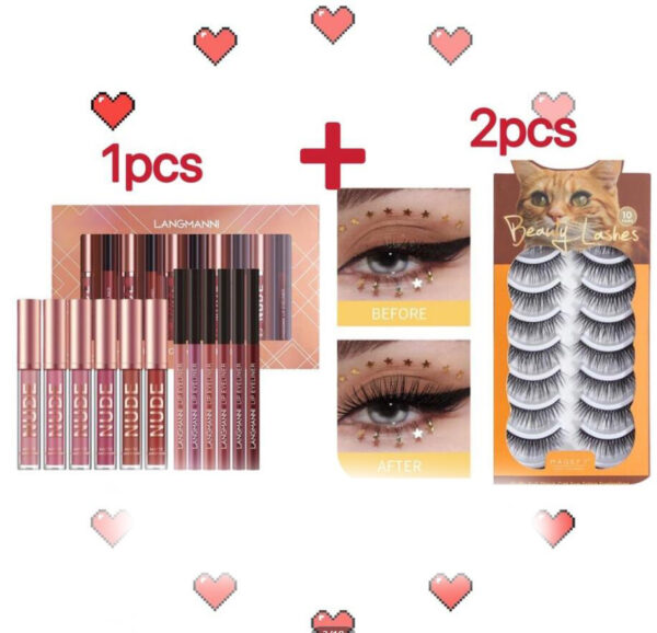 12-Piece Lip Makeup Set – Waterproof Matte Lipsticks & Lip Liner Pens - Image 7