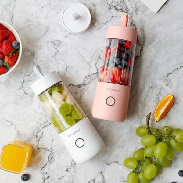 350ml Portable Blender – USB Rechargeable Electric Juicer, Mixer & Smoothie Maker - Image 2