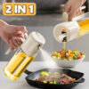 2-in-1 Oil & Vinegar Sprayer – BBQ & Cooking Oil Dispenser