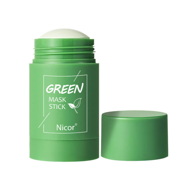 Green Tea Clay Mask Stick – Cleansing, Oil Control, Anti-Acne & Whitening Seaweed Treatment - Image 5