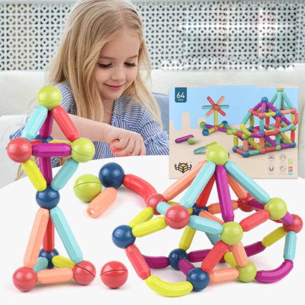Magnetic Stick Building Blocks – Fun & Educational Kids' Toy Set - Image 8