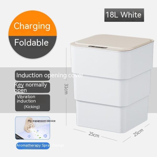 Automatic Smart Trash Bin – Induction Lid for Home & Car - Image 9
