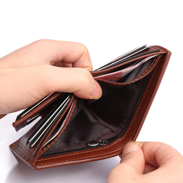 Wallet Men Short Leather Wallet Wallet Men - Image 4