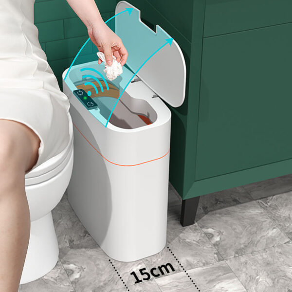 Automatic Smart Trash Bin – Induction Lid for Home & Car
