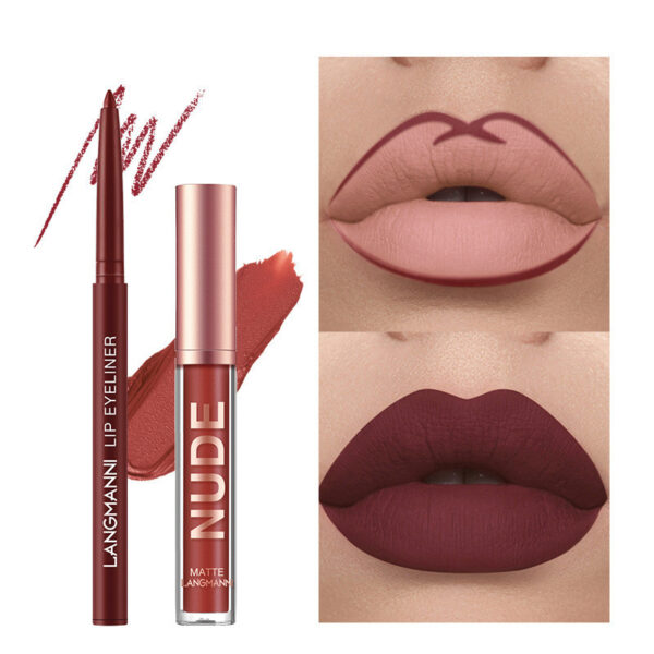 12-Piece Lip Makeup Set – Waterproof Matte Lipsticks & Lip Liner Pens - Image 6