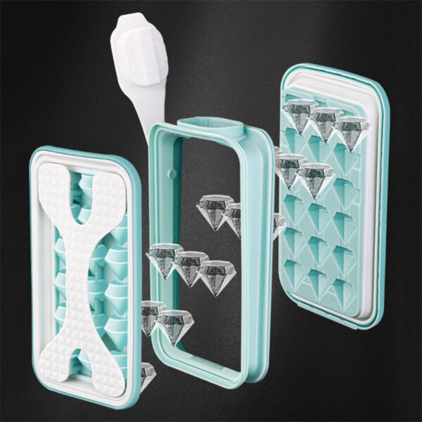 2-in-1 Portable Silicone Ice Ball Mold – Diamond Curling Ice Maker & Cube Mould - Image 4